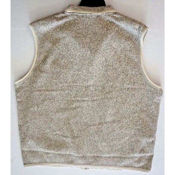 The North Face Men's Sz XL Sandstone Heather Gordon Lyons Full Zip Vest - Picture 9 of 9